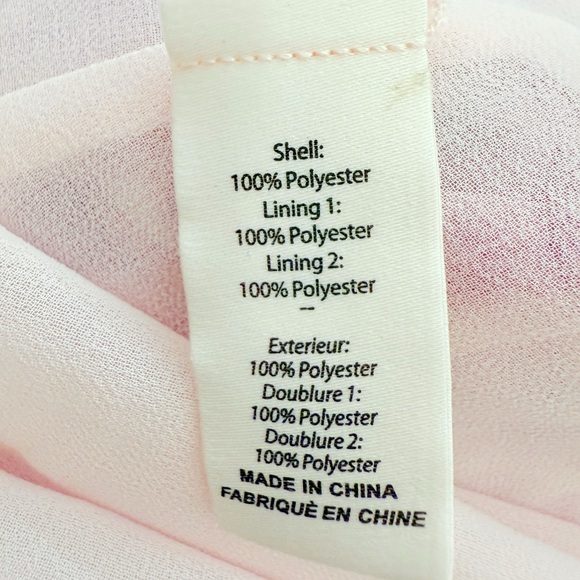 NWT Cinq a Sept Agatha Chiffon Ruffled Gown in Vibrant Plum Multi Size 10 - Picture 9 of 17